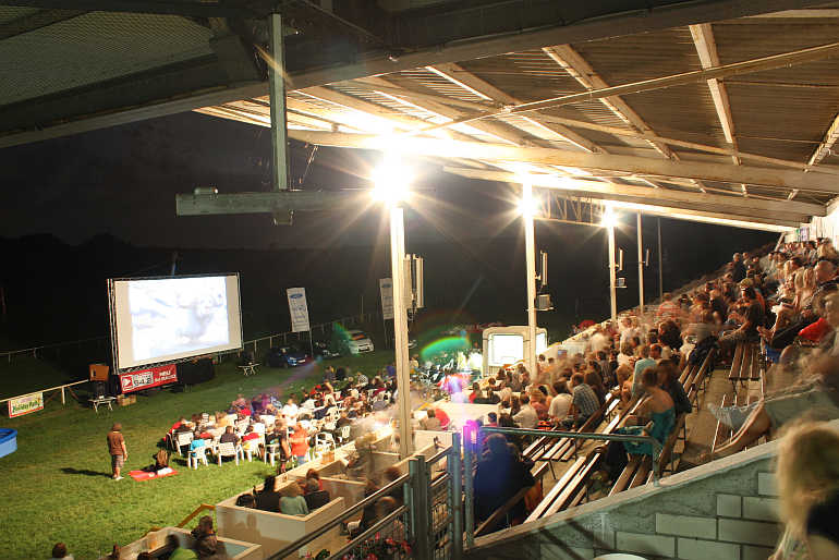 Das Haßlocher Open-Air-Kino (Foto: Gemeindeverwaltung Haßloch)