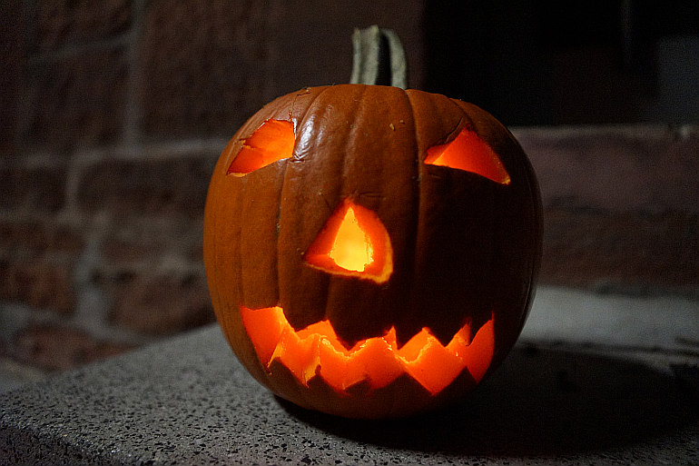 Halloween-Kürbis (Foto: Holger Knecht)
