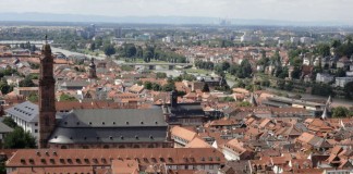 Blick auf die Heidelberger City