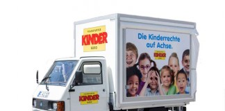 Das Kinderrechte-Mobil des Kinderbüros (Foto: Fernando Baptista/Kinderbüro Frankfurt am Main)