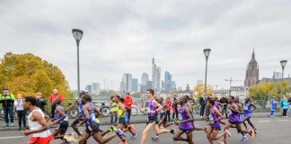 Spitzenläufer beim Marathon (Foto: Mainova Frankfurt Marathon)