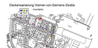 Deckensanierung Werner-von-Siemens-Straße (Foto: Stadt Bruchsal)