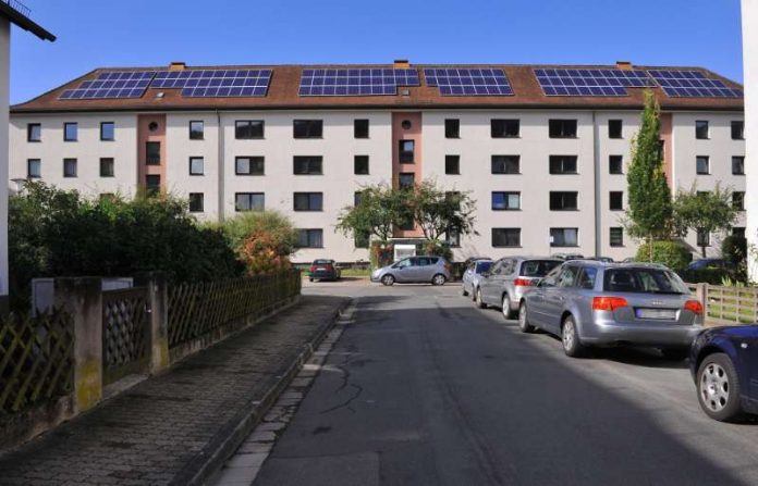 Photovoltaik-Anlage in der Kirschgartenstraße (Foto: Stadtwerke Heidelberg GmbH)