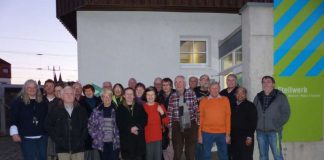 Gruppenbild der ehrenamtlichen Helferinnen und Helfer (Foto: Stadt Bingen)