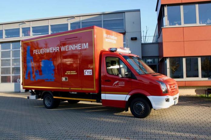 Der neue Gerätewagen Transport (Foto: Feuerwehr Weinheim)