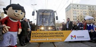 Feierliche Eröffnung der Mainzer Mainzelbahn , (Foto: Alexander Heimann / Vollformat Fotografie Dziemballa Heimann UG)
