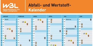 Abfallkalender (Quelle: WBL Ludwigshafen)