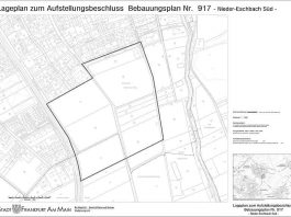 Lageplan (Quelle: Stadt Frankfurt)