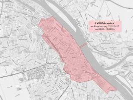 LKW-Fahrverbot am Rosenmontagsumzug (Foto: Stadt Mainz)