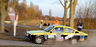 Das Opel Kadett-Duo Werner Mayer (Ludwigshafen) mit Beifahrer Helmut Rotzal (Limburgerhof) belegte den 7. Platz beim ADAC Retro Rallye-Auftakt in Edenkoben (Foto: Bruno Badina)