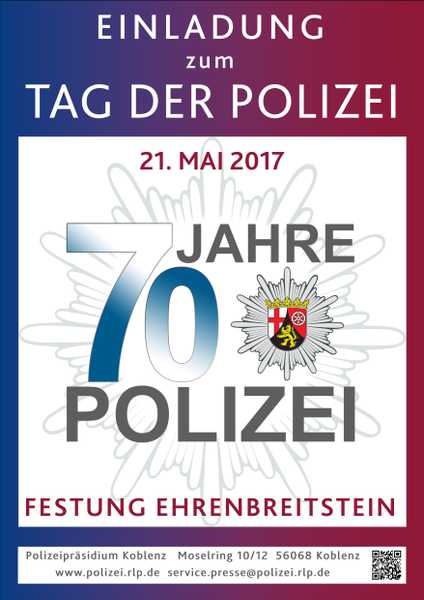 70 Jahre Polizei Rheinland Pfalz