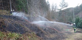 Der Flächenbrand wurde gelöscht (Foto: Feuerwehr)