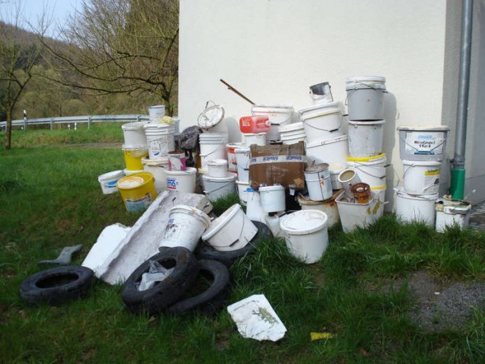 Illegale Müllentsorgung (Foto: Stadt Bensheim)