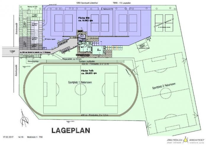 Der Lageplan für das neue Gelände (Foto: Stadtverwaltung Neustadt)
