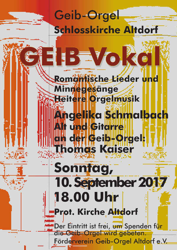 Konzert in der ehemaligen Schlosskirche Altdorf