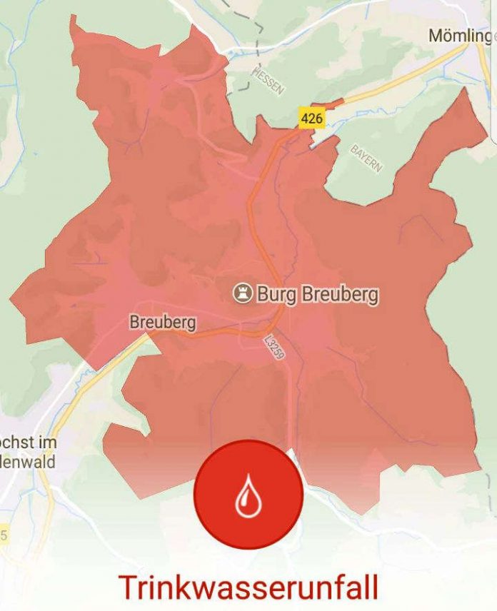 Trinkwasserunfall Breuberg