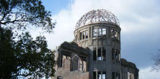 Das zerbombte Gebäude im Hiroshima Peace Memorial (Foto: Regina Hagen)