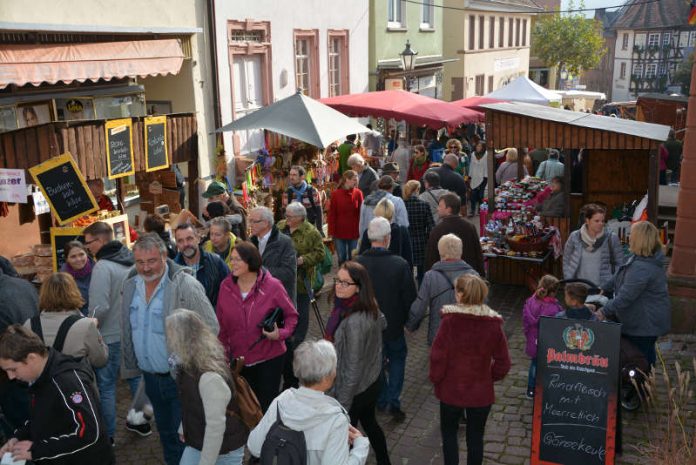 Allerheiligenmarkt in Neckarsteinach (Foto: Stadt Neckarsteinach)
