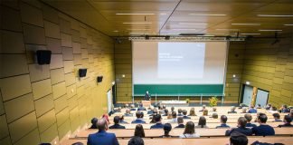 Feierliche Vergabe der Deutschlandstipendien an der Hochschule RheinMain (Foto: Hochschule RheinMain)