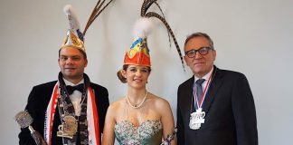 Oberbürgermeister Dr. Kurz empfängt Stadtprinzenpaar im Rathaus (Foto: Stadt Mannheim)