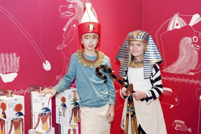 Angebot in der Ägypten-Ausstellung (Quelle: © rem, Foto: Carolin Breckle)