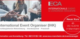 Berufsbegleitende Weiterbildung zum International Event Organiser (IHK)
