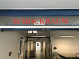 Eingang Schockraum Standort Buchen (Foto: Neckar-Odenwald-Kliniken)