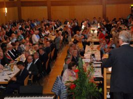 Vertreter aus 200 Chören in Baden waren zum Chorverbandstag des Badischen Chorverbandes nach Leimen gekommen. (Foto: bcv)