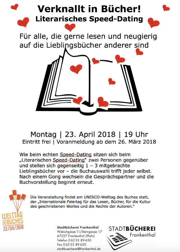 Flyer der Stadtbücherei Frankenthal