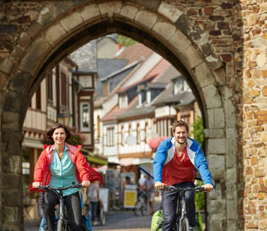 Aktiv, abwechslungsreich und nachhaltig: Der ADFC Rheinland-Pfalz empfiehlt Kurzurlaub mit Fahrrad und Bahn. (Foto: ADFC/Markus Gloger)