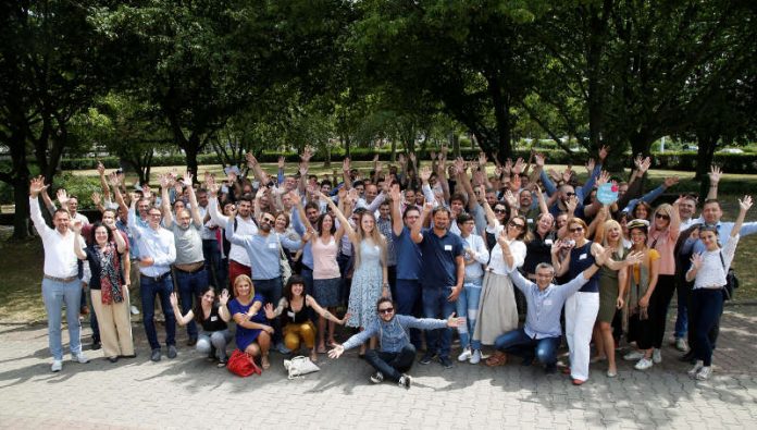 60 Start-ups aus neun europäischen Ländern haben am internationalen Bootcamp in Frankfurt teilgenommen. (© 2018 Provadis Partner für Bildung und Beratung GmbH)