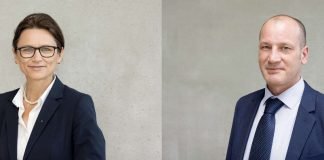 Prof. Dr. Martina Klärle wurde zur neuen Vizepräsidentin für Forschung, Weiterbildung und Transfer an der Frankfurt UAS gewählt. (Foto: Benedikt Bieber/Frankfurt UAS) Prof. Dr. René Thiele wurde zum neuen Vizepräsidenten für Studium und Lehre an der Frankfurt UAS gewählt. (Foto: Kevin Rupp/Frankfurt UAS)