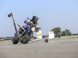 ADAC Motorrad-Training Schräglage (Foto: ADAC Nordbaden/Andrea Fabry)