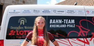 Die 17-jährige Alessa-Catriona Pröpster wurde Junioren-Weltmeisterin im Teamsprint (U 19) beim Bahnradsport (Foto: Michael Sonnick)