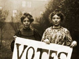 Anne Kenney & Christabel Pankhurst, Women’s Social and Political Union, 1908.