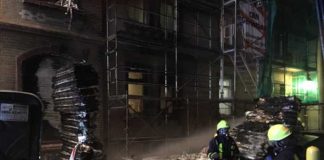 Feuer vor Wohnhaus in Höchst