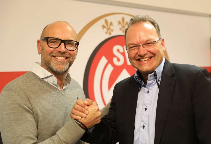 Der wiedergewählte Vereinspräsident Markus Hankammer (l.) und SVWW-Geschäftsführer Nico Schäfer (Foto: svww.de)