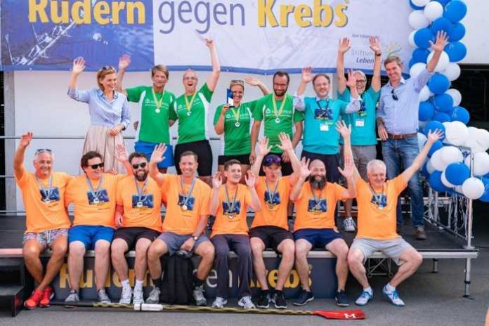 Rudern gegen Krebs Mainz 2018 Siegerehrung