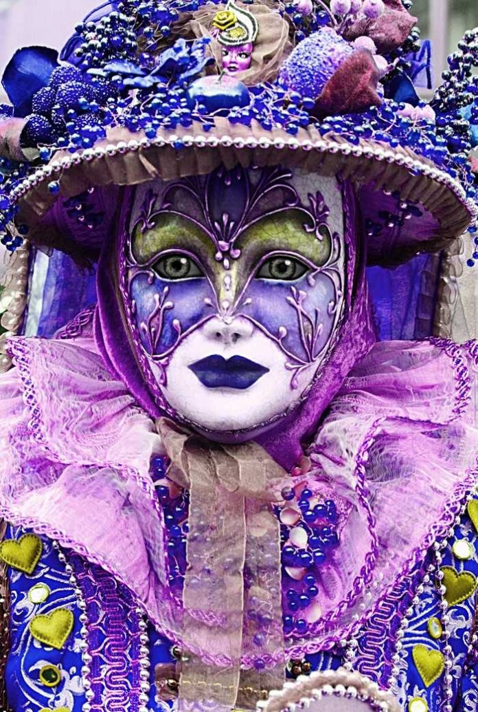 Symbolbild, Lila Maske, Fasching, Fasnacht, Karneval © Alexas_Fotos on Pixabay