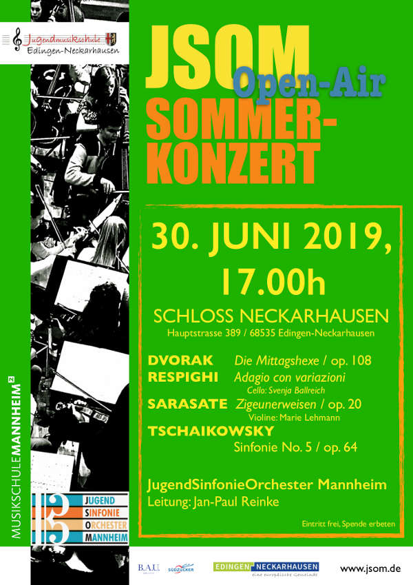 Sommerkonzert Neckarhausen Plakat