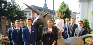 Der neue Ausbildungsjahrgang der Vereinigten VR Bank Kur- und Rheinpfalz