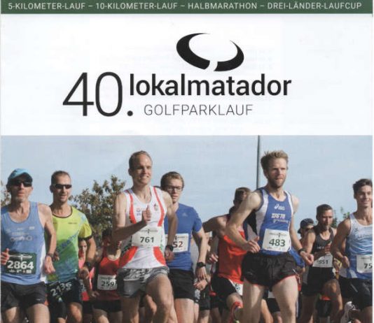 Plakat Lokalmatador-Golfparklauf 2019