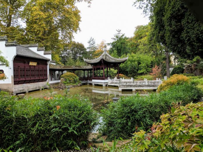 Chinesischer Garten im Bethmannpark (Foto: Umweltdezernat Stadt Frankfurt)