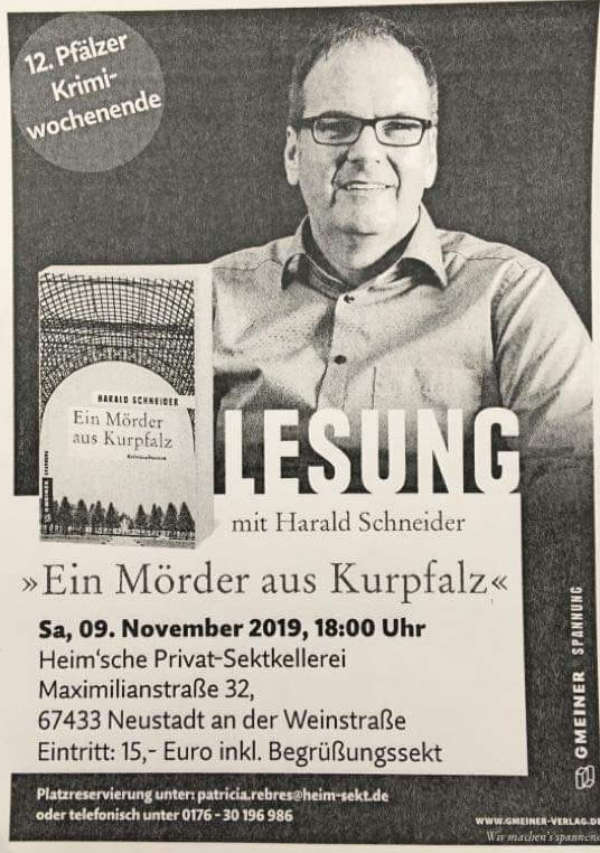 LESUNG mit Harald Schneider