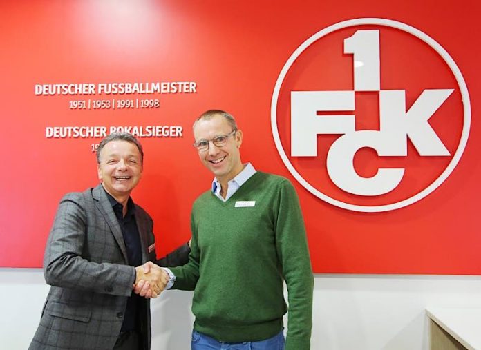 Soeren Oliver Voigt (r.) mit dem FCK-Aufsichtsratsvorsitzenden Rainer Keßler. (Foto: 1. FCK)