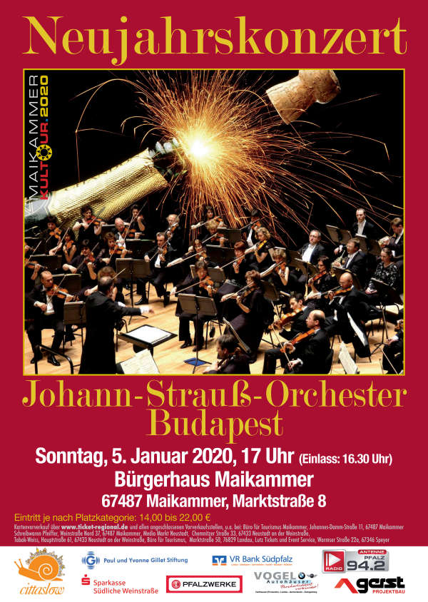 Neujahrskonzert mit dem Johann-Strauß-Orchester Budapest