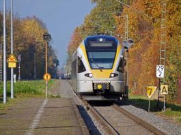 Symbolbild, Zug, S-Bahn, Regio-Bahn, Einfahrt Haltepunkt, Gleise, Tag © Erich Westendarp on pixabay