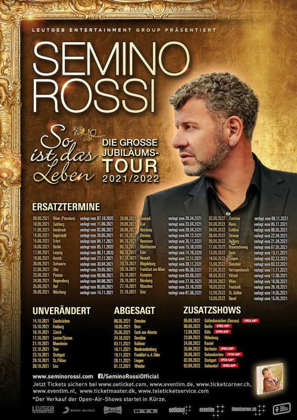 Semino Rossi Tournee