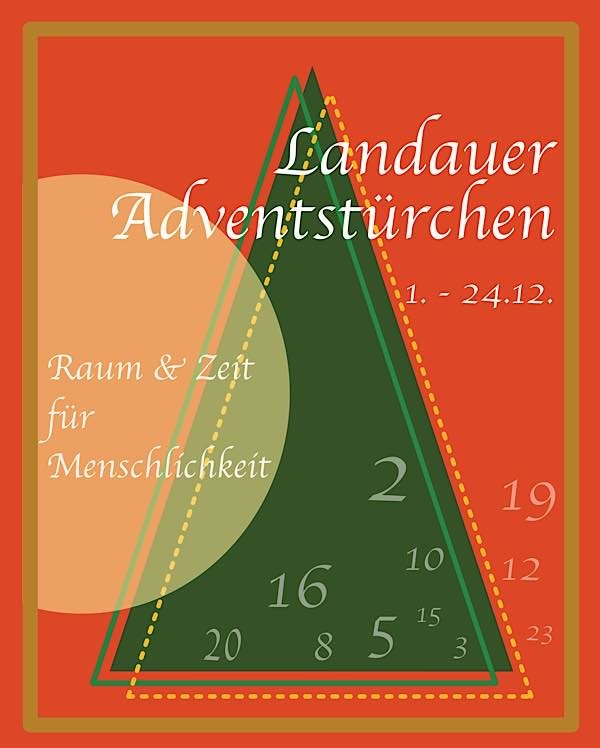 1: „Raum & Zeit für Menschlichkeit“: Unter diesem Motto finden von 1. bis 24. Dezember die Landauer Adventstürchen statt. (Quelle: Stadt Landau in der Pfalz)