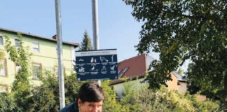 Umweltdezernentin Waltraut Blarr appelliert, Müll in die dafür vorgesehenen Abfallbehälter zu werfen (Foto: Stadtverwaltung Neustadt)
